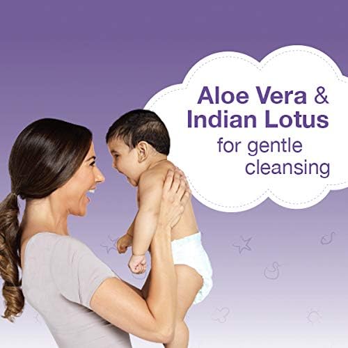 Himalaya Gentle Cleansing Baby Wipes | 56 wipes X 4 packs (224 Wipes) | Mildly Cleanse & Protect Baby's Skin from Dryness | Enriched with Goodness of Aloe Vera & Lotus | Alcohol & Paraben Free