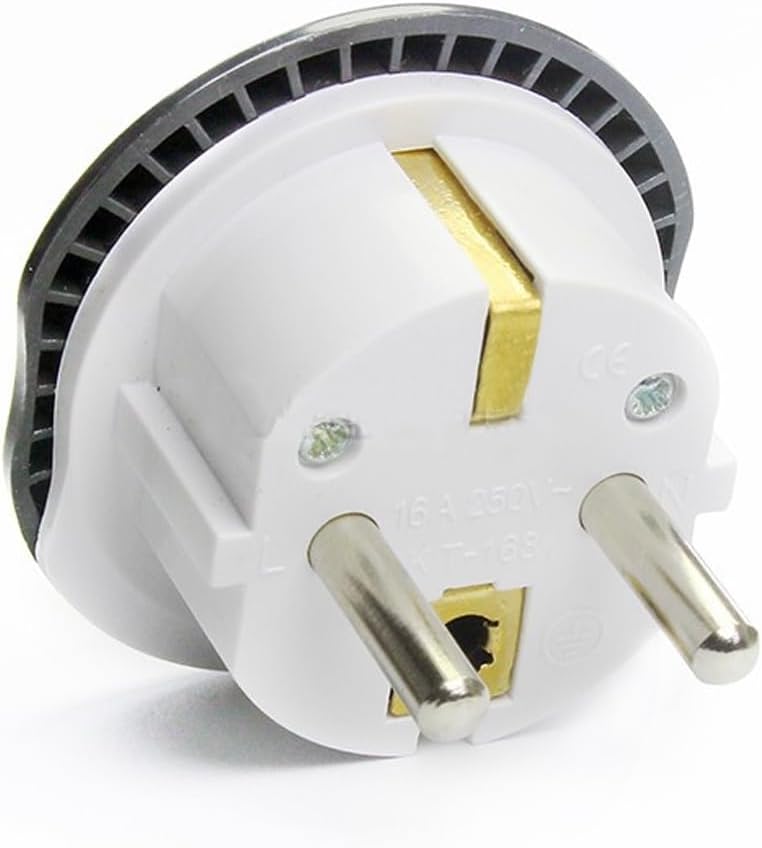 [4-Piece]Plug Converter, UAE, USA, EU, UK, AU, CN to KSA/EU/Germany Socket, Travel Adapter, Universal Socket Travel Adaptor for Business Trip Holiday Hotel Airport for Cell Phone, Laptop
