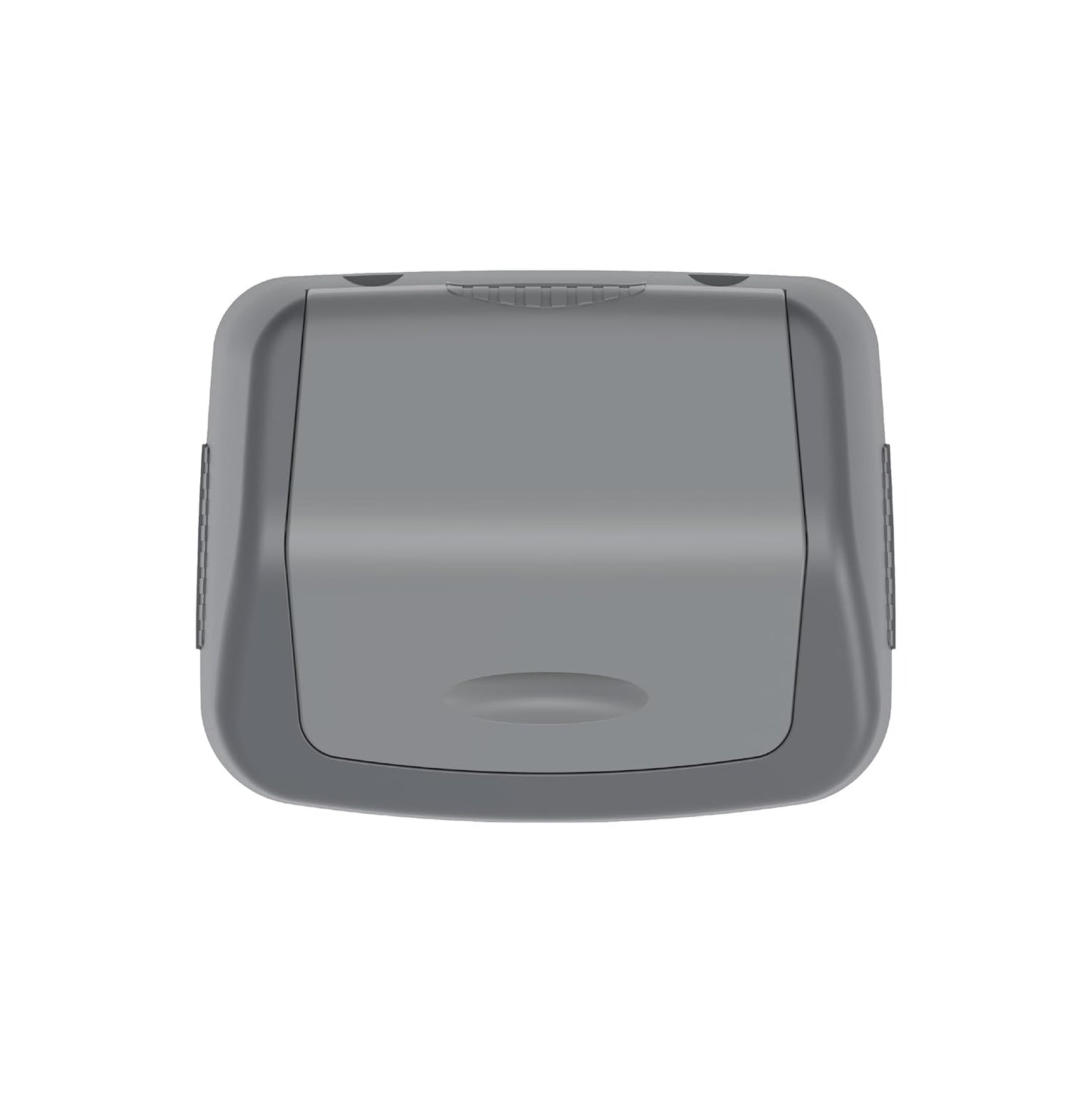 Cosmoplast 20L Flip-Top Waste Bin With Swing Lid, Pearl Grey