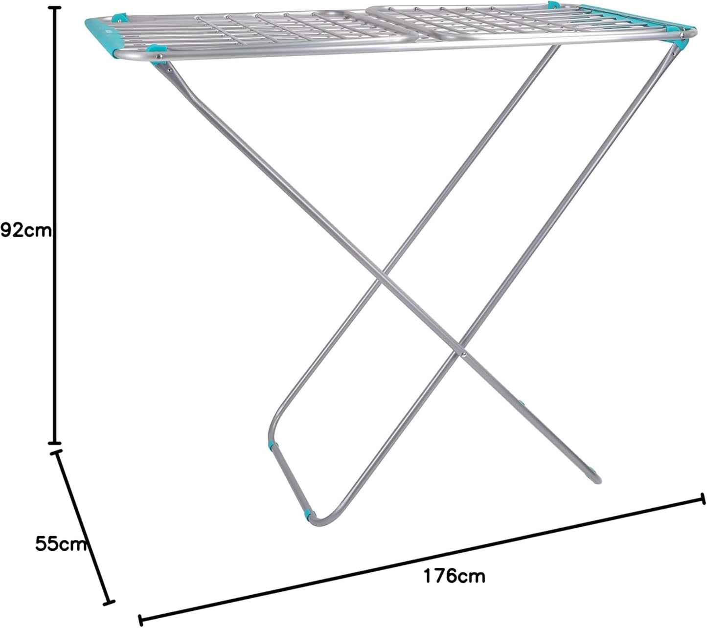 Delcasa Large Folding Clothes Dryer Drying Space Laundry Washing Durable Metal Drying Rack Multifunctional Air Dryer Ideal For Indoor And Outdoor Dc1652, Multicolor