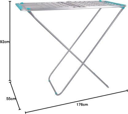 Delcasa Large Folding Clothes Dryer Drying Space Laundry Washing Durable Metal Drying Rack Multifunctional Air Dryer Ideal For Indoor And Outdoor Dc1652, Multicolor
