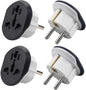 [4-Piece]Plug Converter, UAE, USA, EU, UK, AU, CN to KSA/EU/Germany Socket, Travel Adapter, Universal Socket Travel Adaptor for Business Trip Holiday Hotel Airport for Cell Phone, Laptop