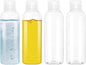 EOPER 4 Pack 100ML Empty Clear Plastic Squeeze Bottles with Disc Top Flip Cap Travel Bottle BPA-Free Containers For Shampoo, Lotions, Liquid Body Soap, Creams