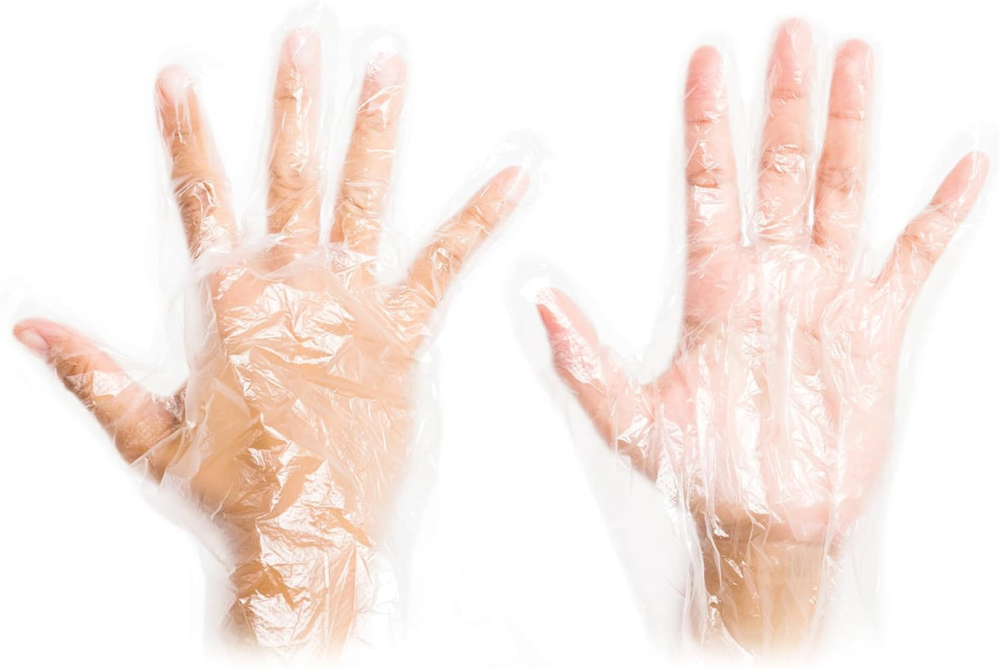 Fun, The Indispensable Disposable P.E Gloves, Clear, One Size Fits All, Pack Of 100