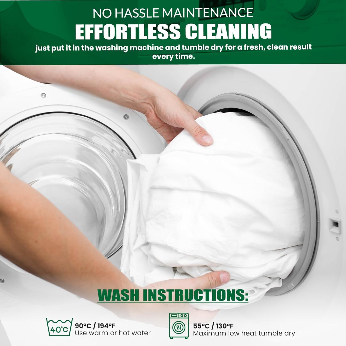 100% Waterproof Mattress Protector - Soft Cotton Terry Surface, Breathable & Noiseless Fitted Mattress Cover, Hypoallergenic Pad, Topper, Machine Washable Sheet (King (180x200x30)