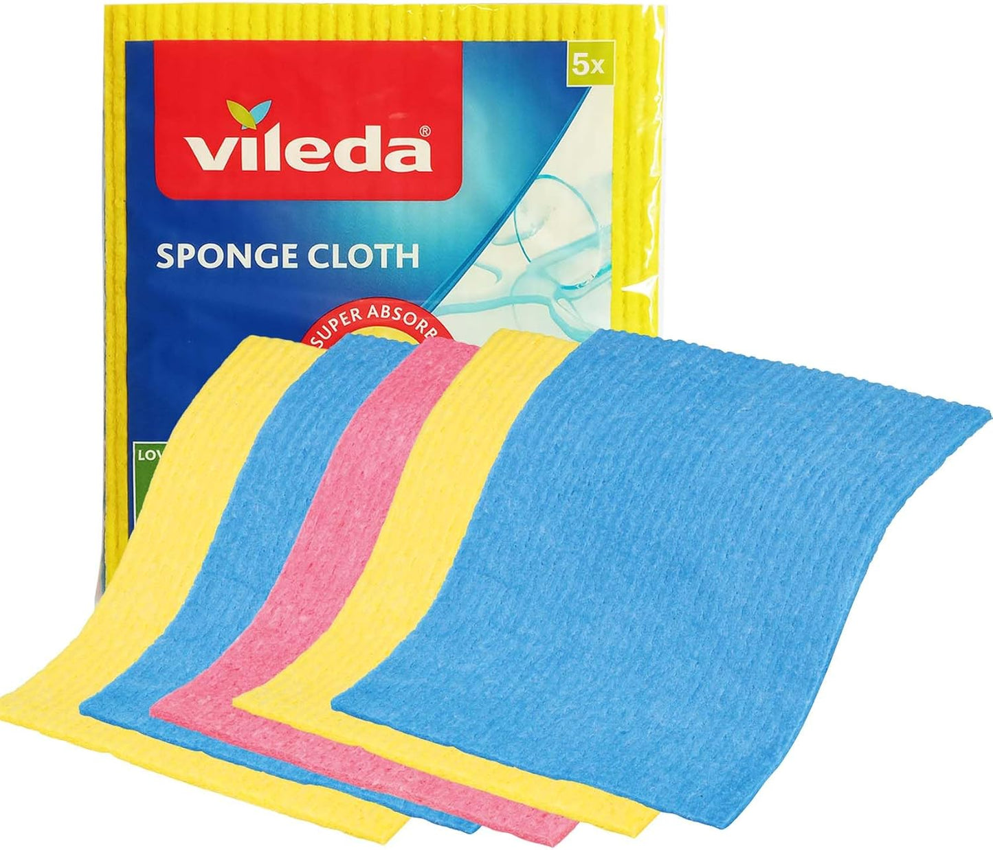Vileda Sponge Cloth 5+1