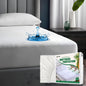 100% Waterproof Mattress Protector - Soft Cotton Terry Surface, Breathable & Noiseless Fitted Mattress Cover, Hypoallergenic Pad, Topper, Machine Washable Sheet (King (180x200x30)