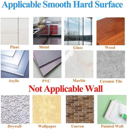 Sky-Touch Adhesive Hooks Heavy Duty Wall Hooks 20Pack 8Kg Max, Self Adhesive Hook