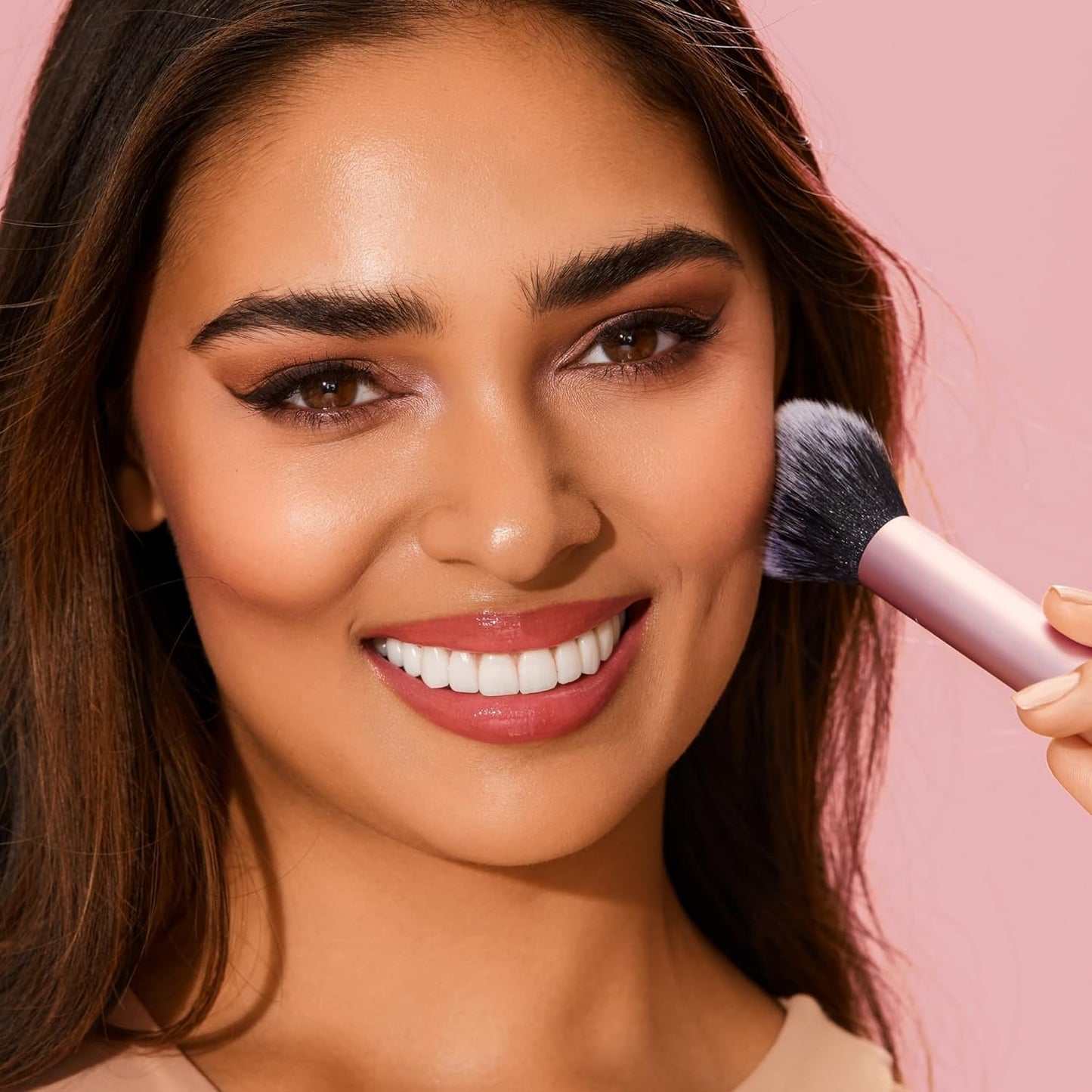 Real Technique Travel Fanstasy Mini Brush Kit, Makeup Brushes, Mini Sized Brushes, Perfect For Travel or On The Go, 10 Piece Set, Purple