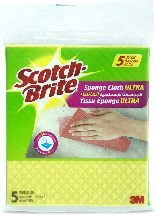 Scotch Brite Sponge Cloth Ultra 5pcs